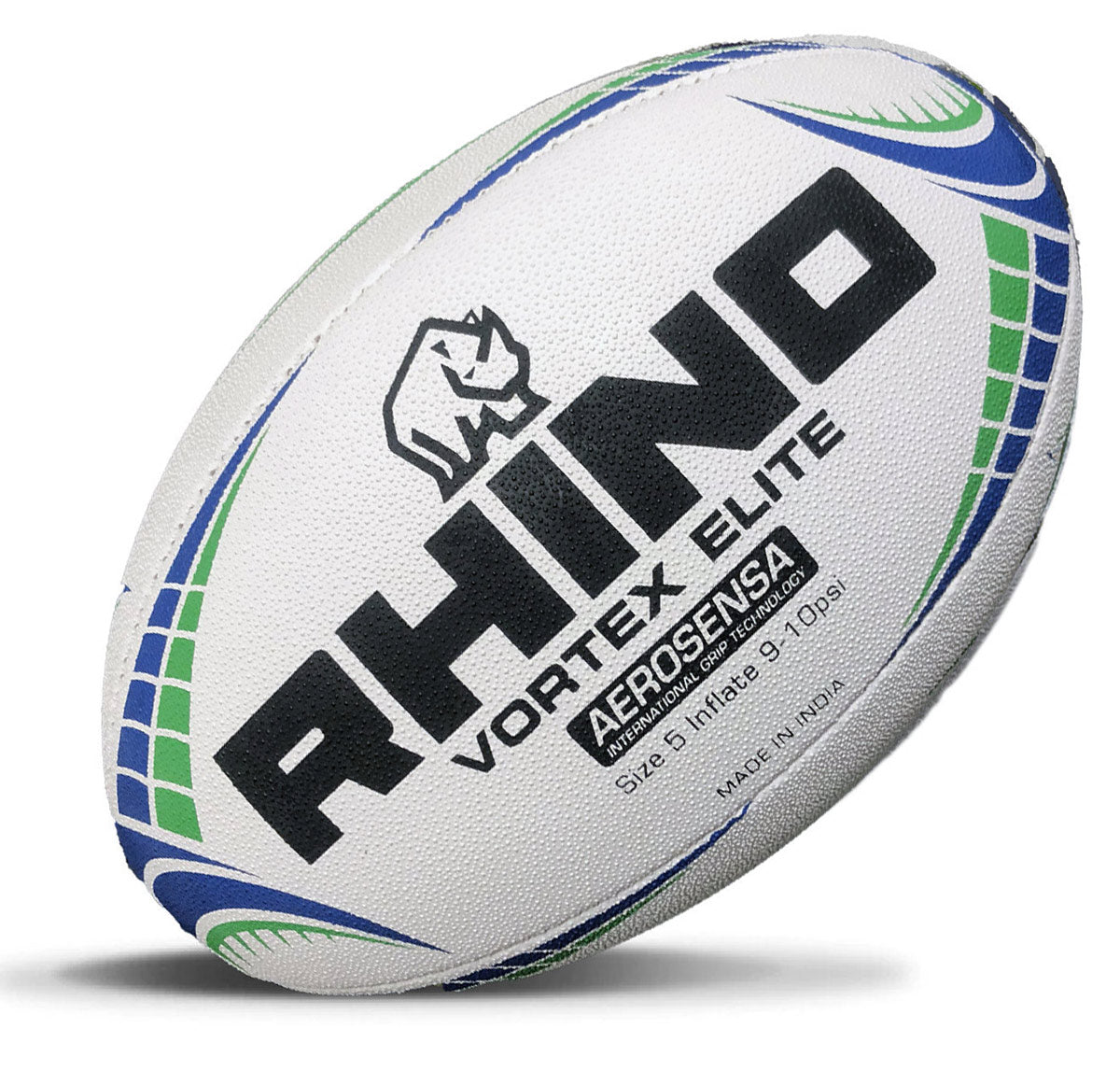 RHINO Vortex Elite ラグビーボール Size 5 Rhino Vortex Elite Match Rugby Ball – Pro-Level Grip & Accuracy