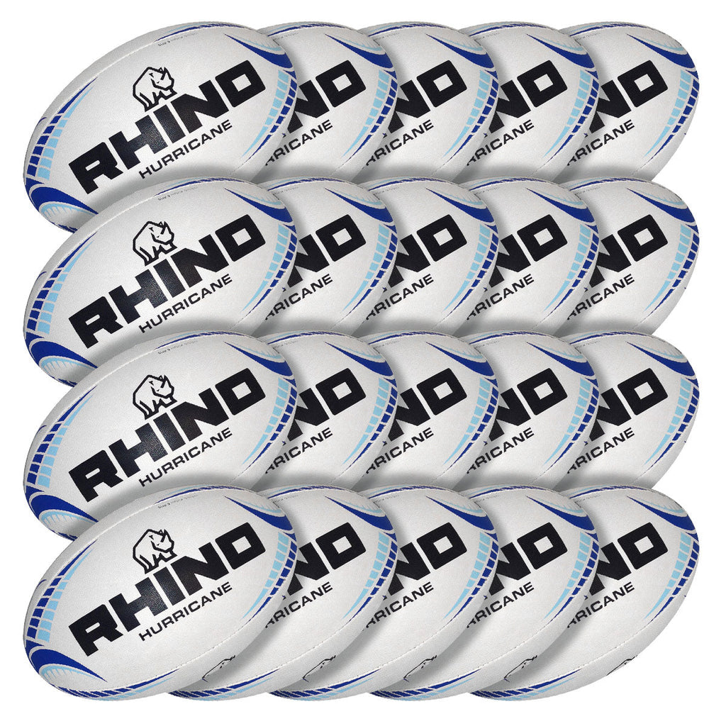 20pc Hurricane Practice Rugby Ball Bundle 