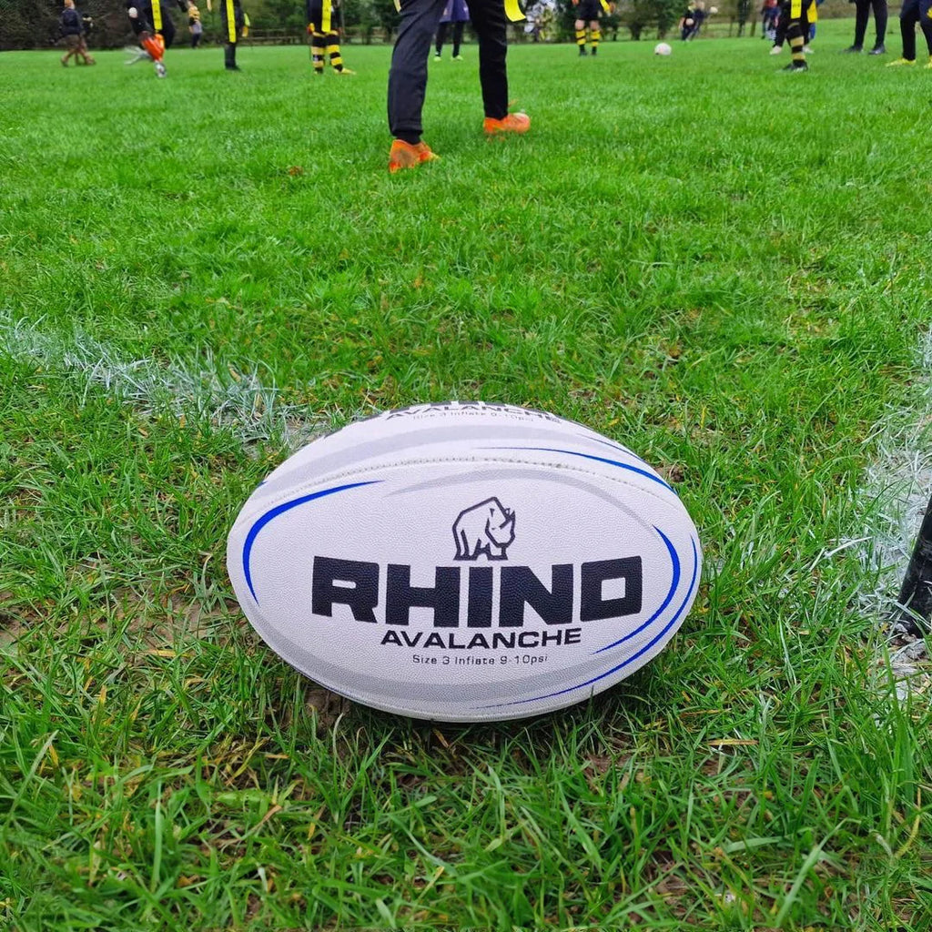 20pc Rhino Avalanche Training Rugby Ball Bundle with Bag Size 5 RR3920