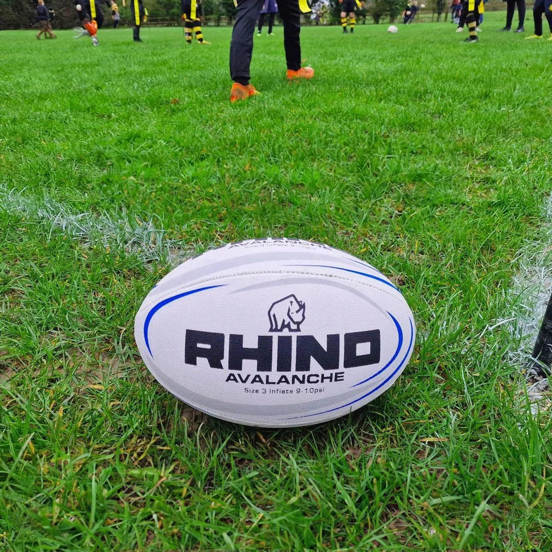 20pc Rhino Avalanche Training Rugby Ball Bundle with Bag Size 5 RR3920