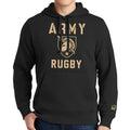 Rhino CRC Army Rugby Cotton Hoodie - Black