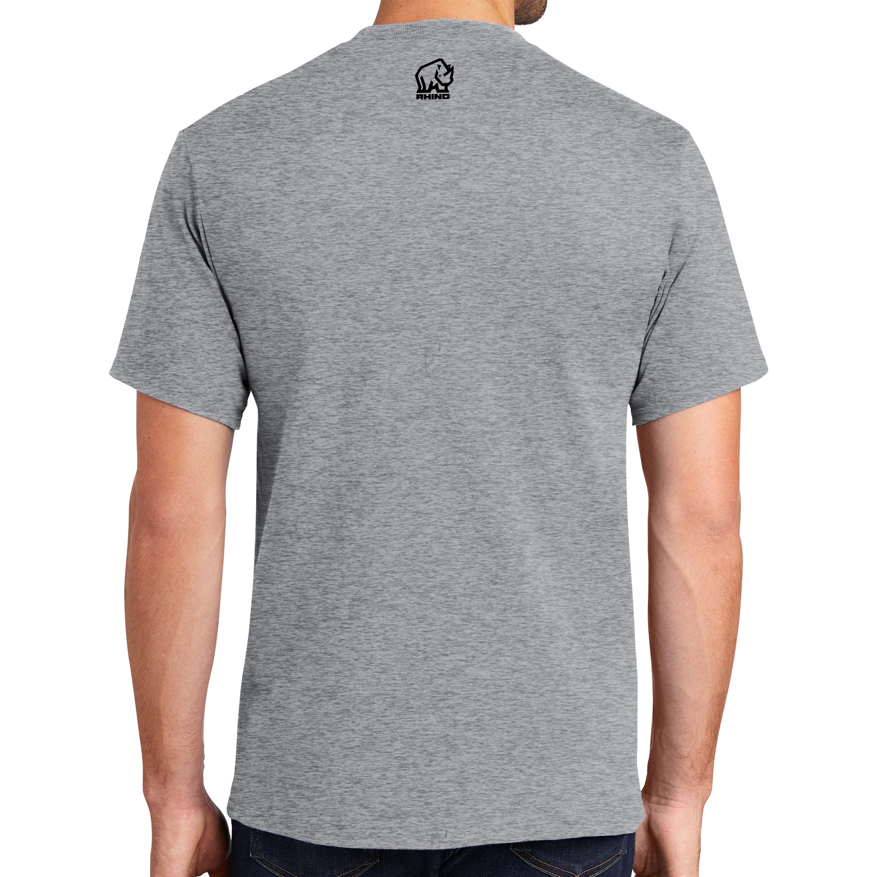 Rhino CRC Army Rugby 100% Cotton Tee Shirt - Athletic Heather