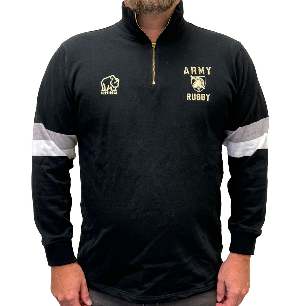 Rhino CRC 2025 Army 1/4 Zip Cotton Rugby Jersey