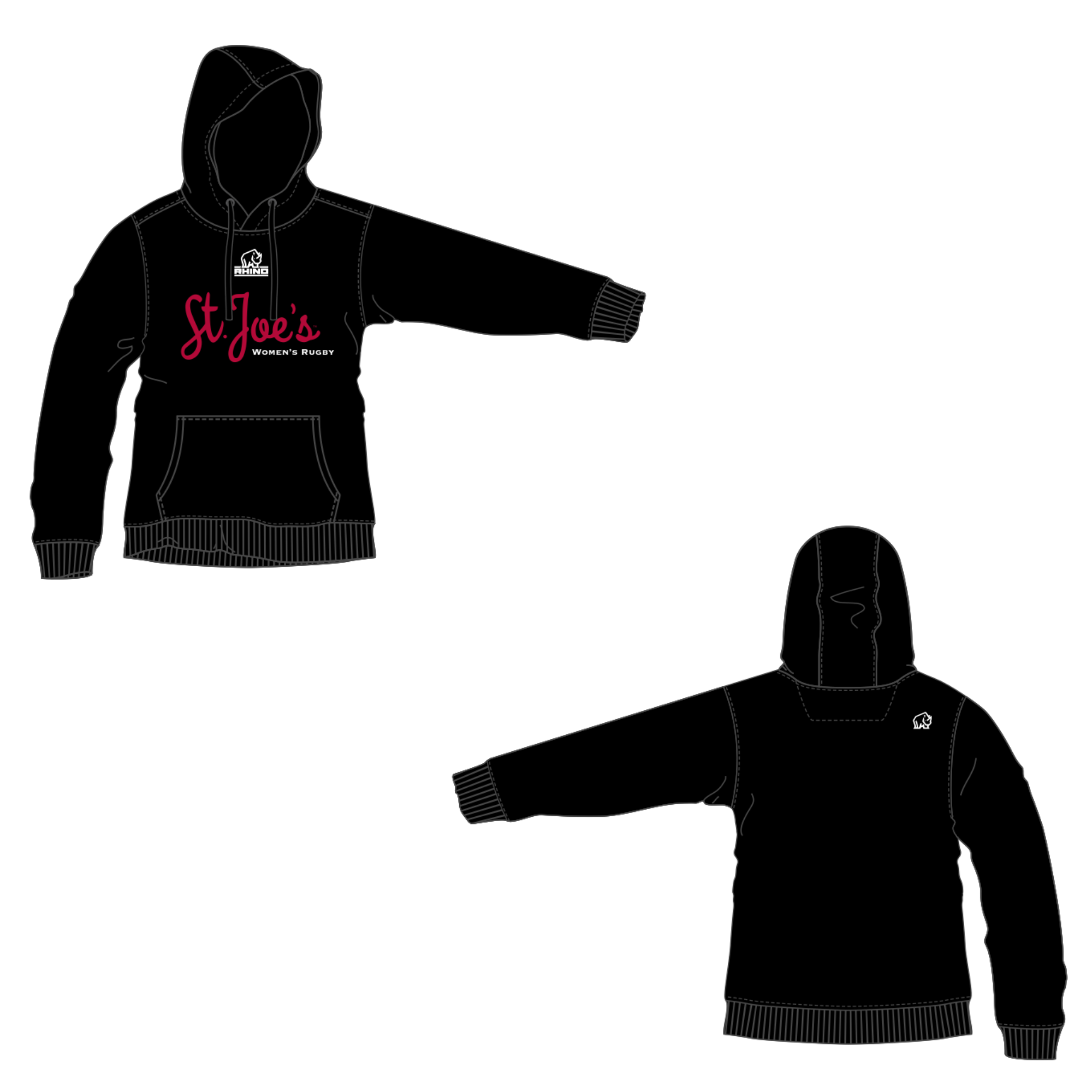 SJU Women's Rugby Cotton Hoodie