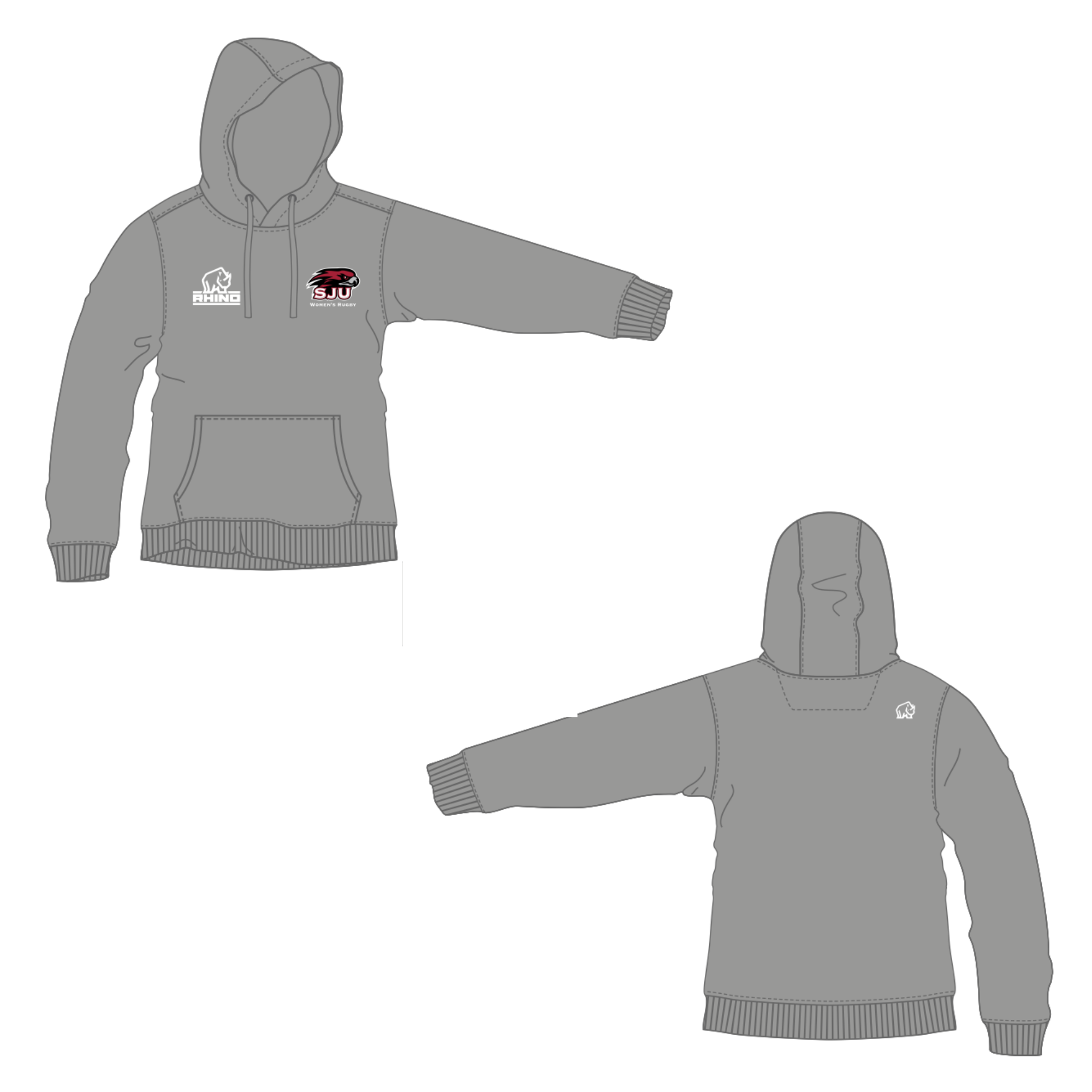 SJU Women's Rugby Cotton Hoodie