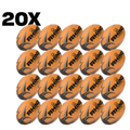 20pc Fluorescent Cyclone Practice Rugby Ball Bundle