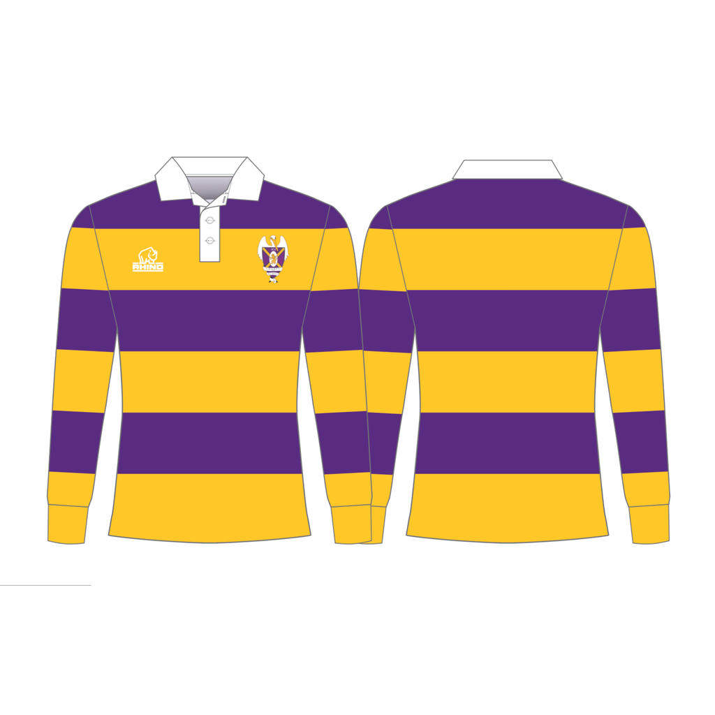 LSU Men's Classic Cotton Rugby Jersey - Away