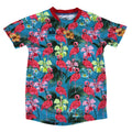 Rhino Aerolite Youth Jersey - Flamingo Fluro Blue