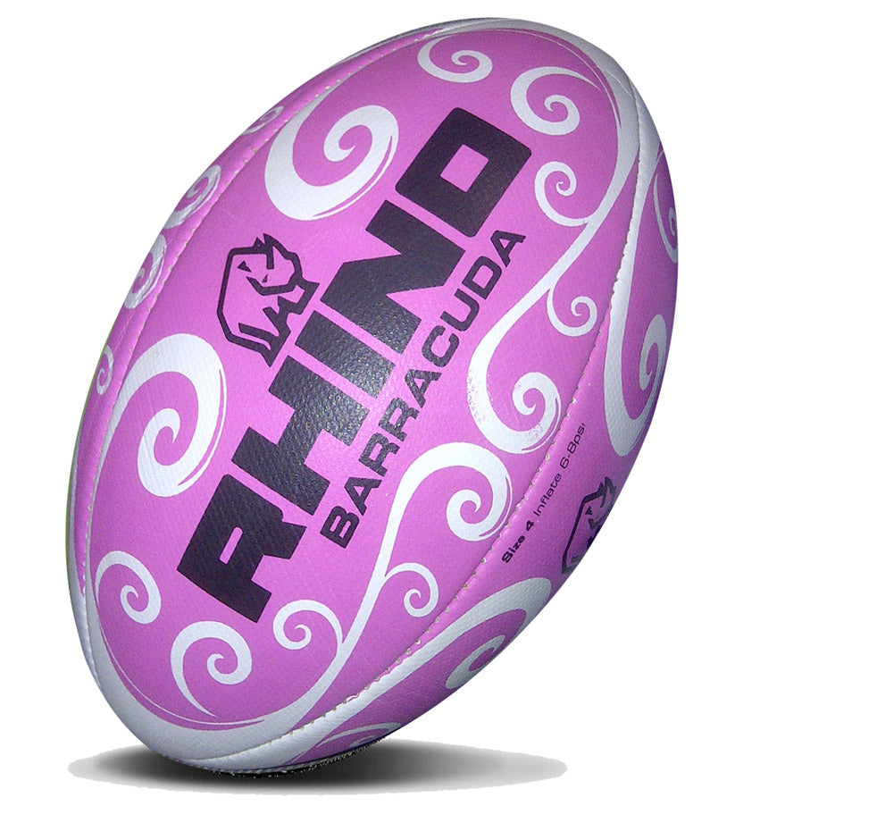 Rhino Barracuda Beach Rugby Ball Pink