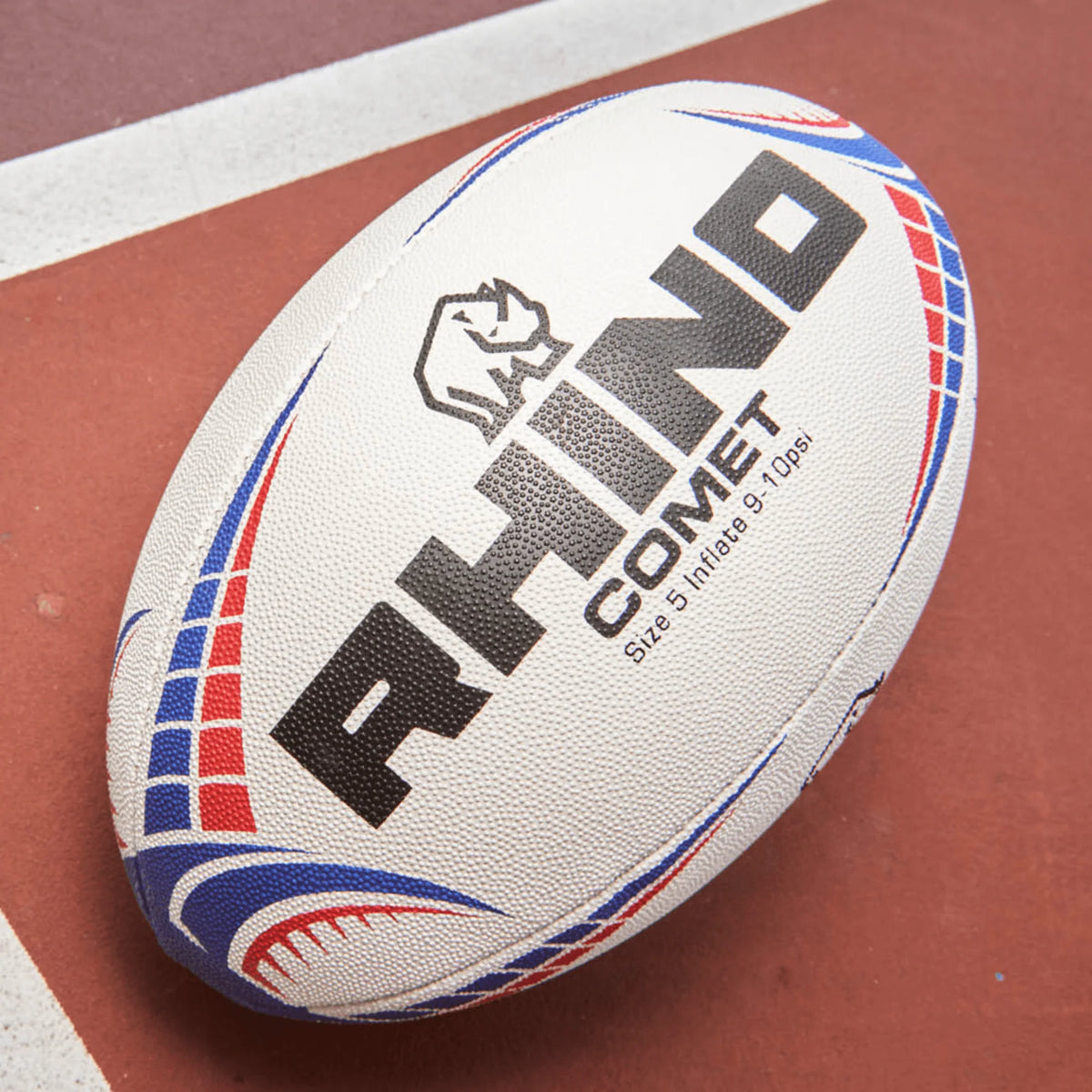 Rhino Comet Match Rugby Ball