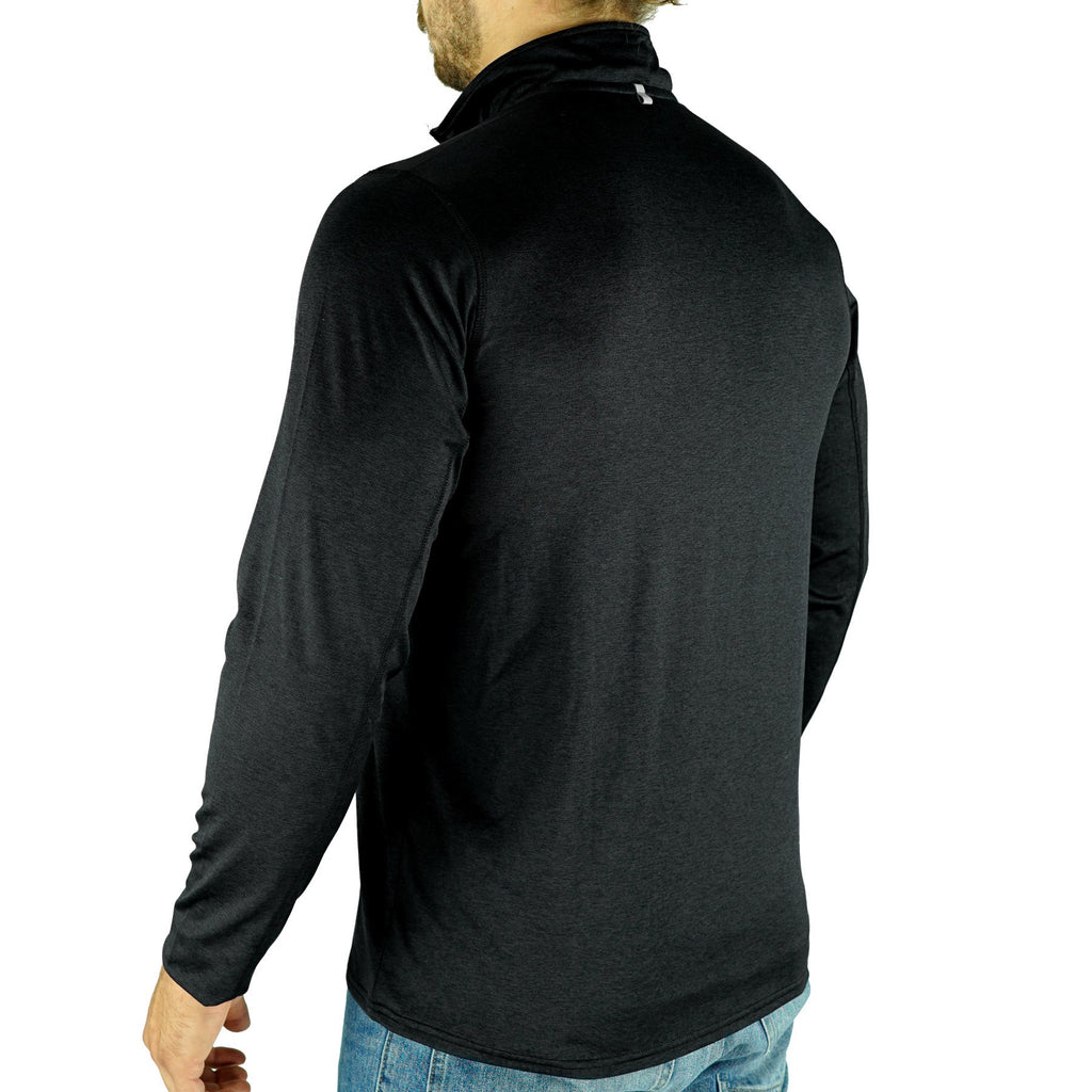 Rhino L/S Marl Quarter Zip 