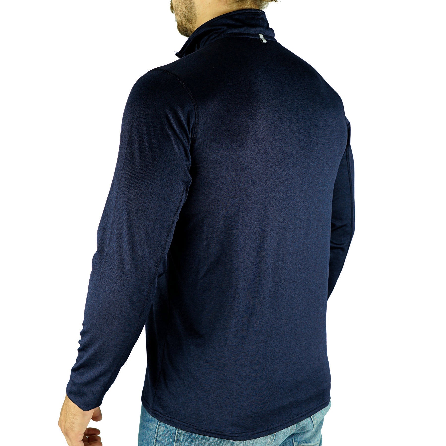 Rhino L/S Marl Quarter Zip 