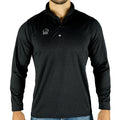 Rhino L/S Marl Quarter Zip Black