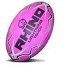 Rhino Lightning Touch Rugby Ball Pink