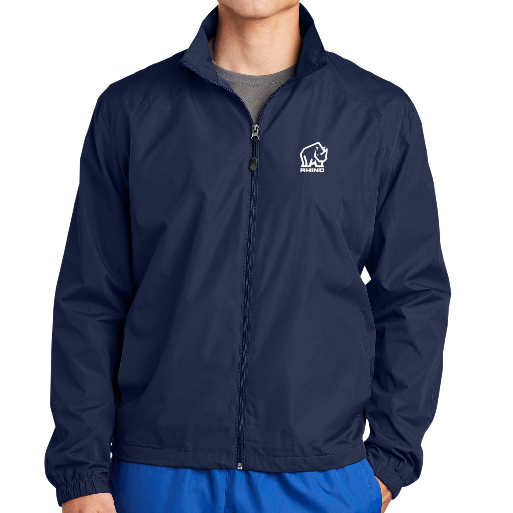 Rhino Rugby Full Zip Wind Jacket