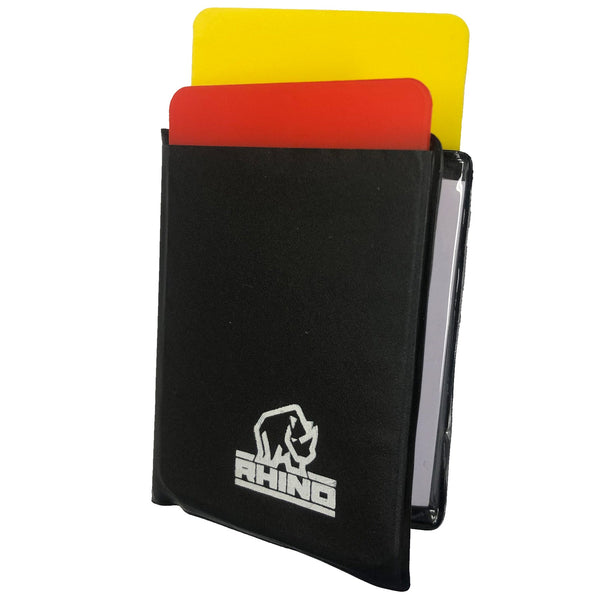 Rhino Rugby Wallet Set - Red/Yellow card & Score Sheets