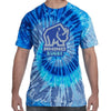 Rhino Rugby Tie Dye Blue Jerry Adult T Shirt 