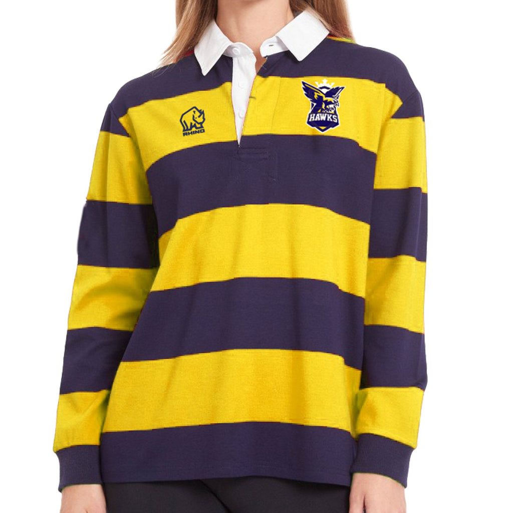 Women’s Custom Classic Cotton Rugby Jersey | Long Sleeve Team Apparel ...
