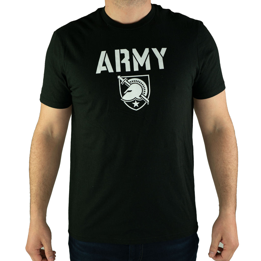 ARMY S/S Cotton Tee - Black S 
