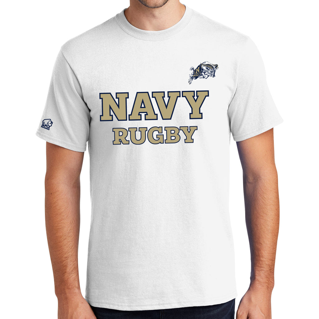 Navy Midshipmen S/S Cotton Tee - Rugby 5 S 