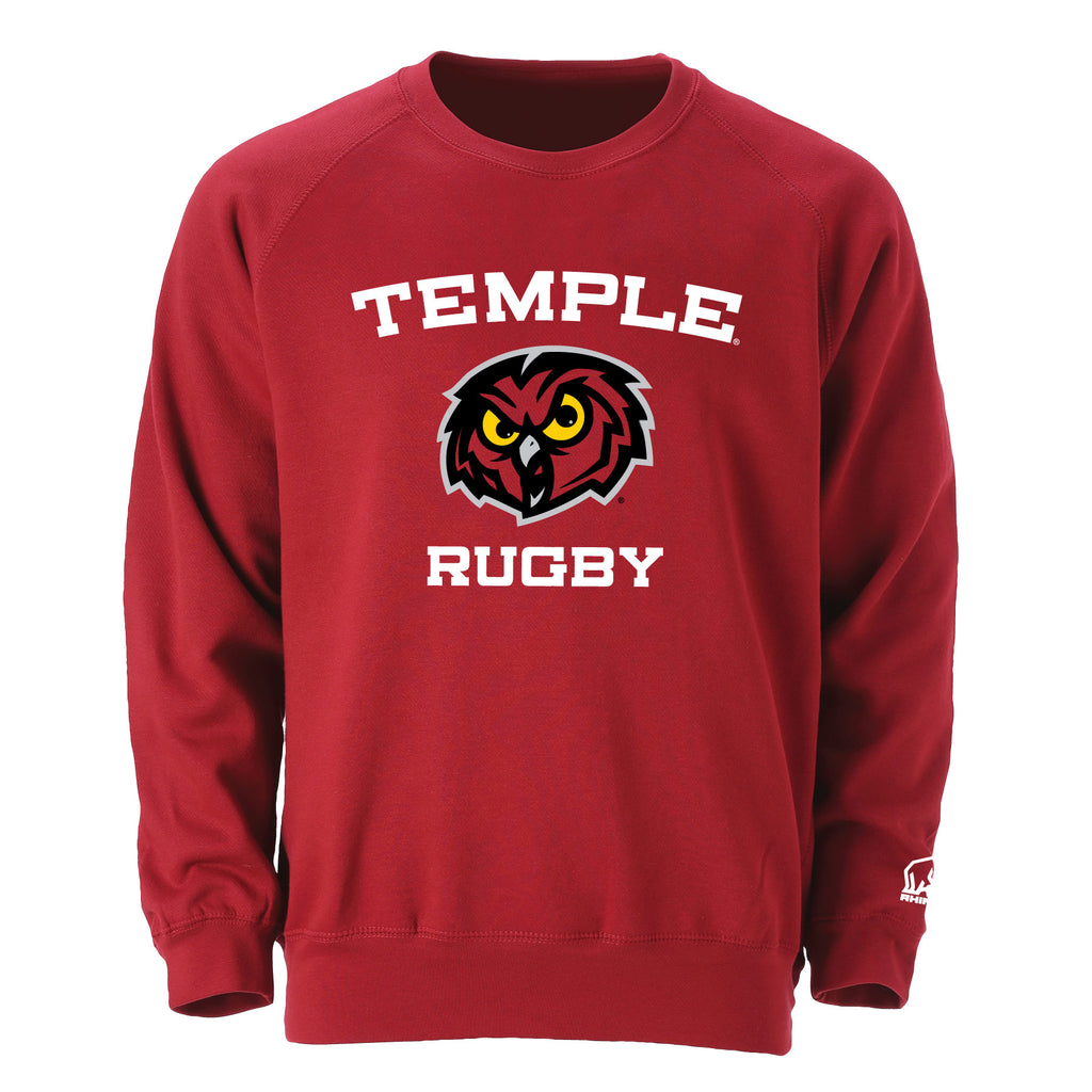CRC Men's Fleece Crew Neck - Temple Owls XS 